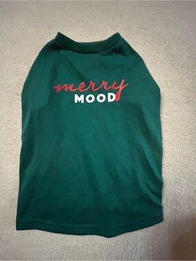 Small 'Merry Mood' Dog Tee